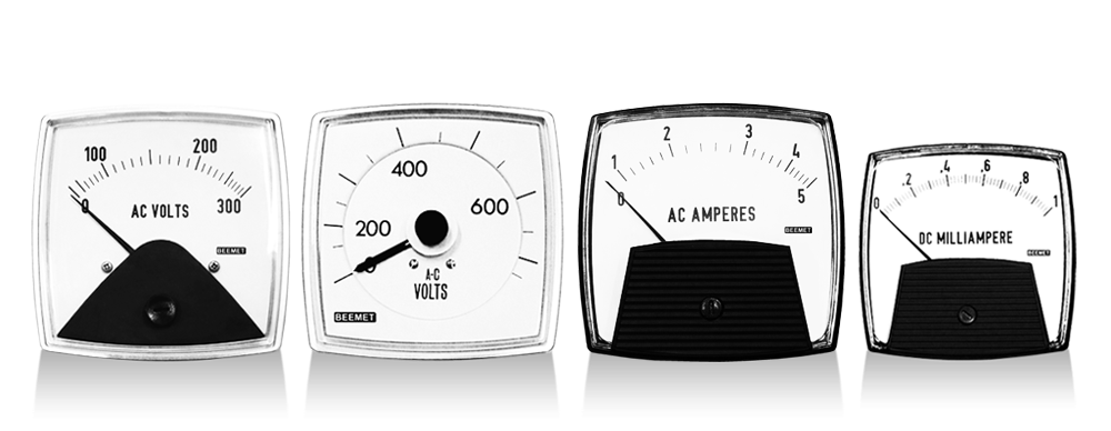 Beemet SX and FX series Ammeters are designed as per the Saxon and Fiesta series of analog panel meter models widely popular in the US.