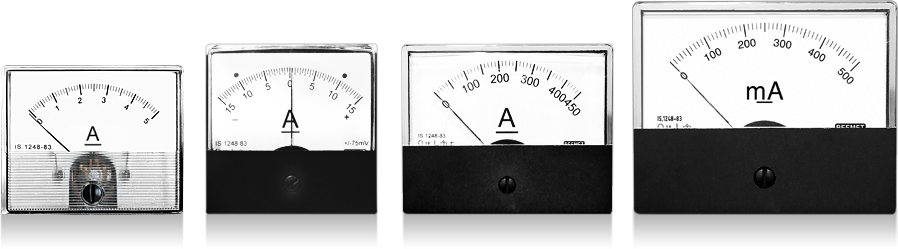 CF series Ammeters exported and manufacturered by Beemet. These ammeters are designed to an internationally accepted standard. The performance confirms to IS 1248-83/93.