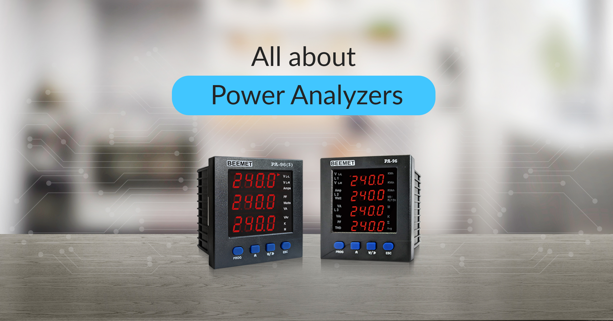 Feature image for the blog on Power Analyzers